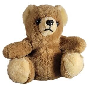 Vintage 1980 Possum Trot Teddy Bear Plush 9” Brown Stuffed Animal Toy
